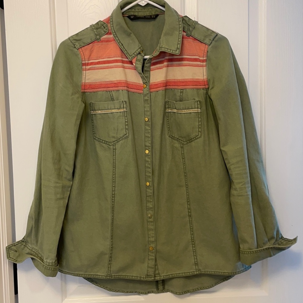 Zara military shirt